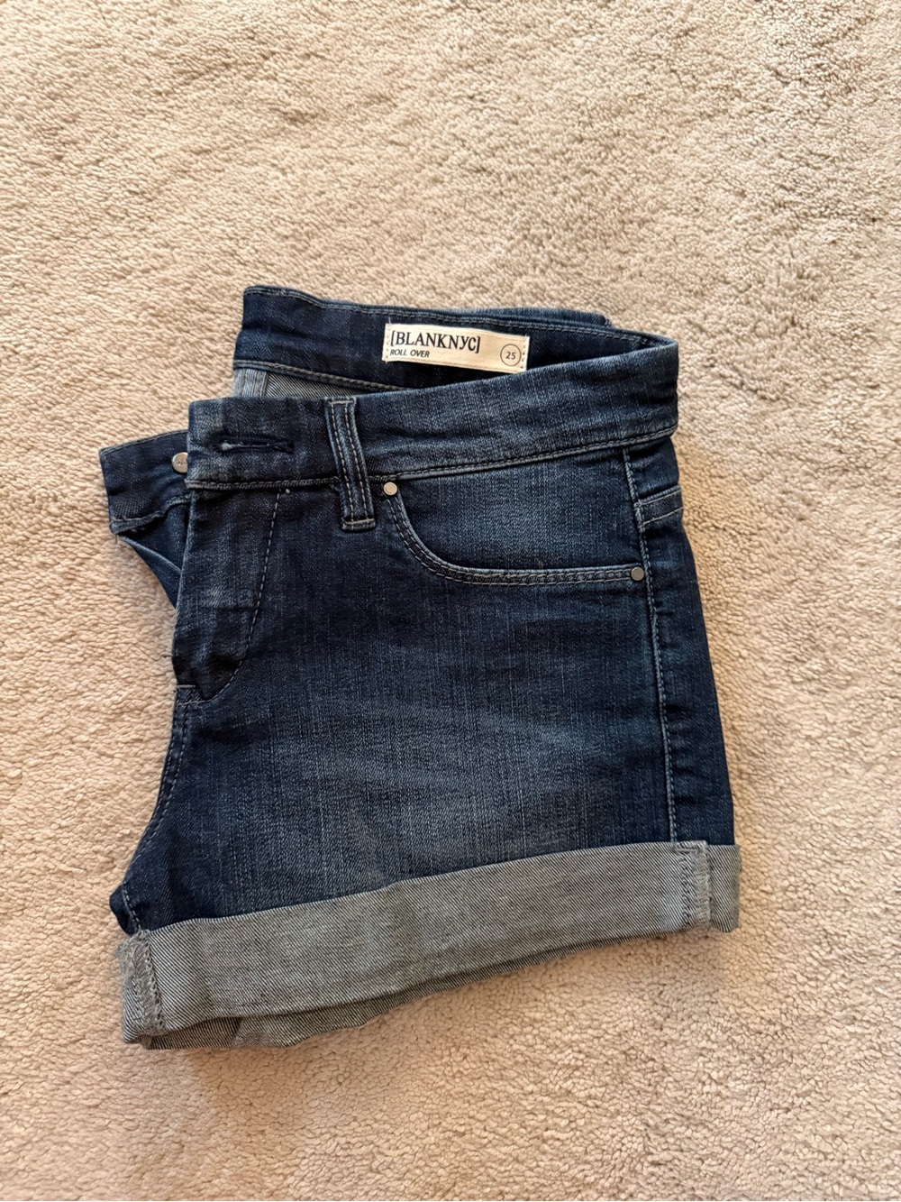 Blank NYC low rise cuff shorts